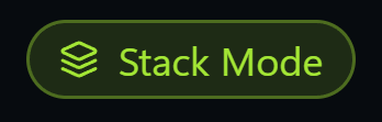 The play mode button set to Stack Mode